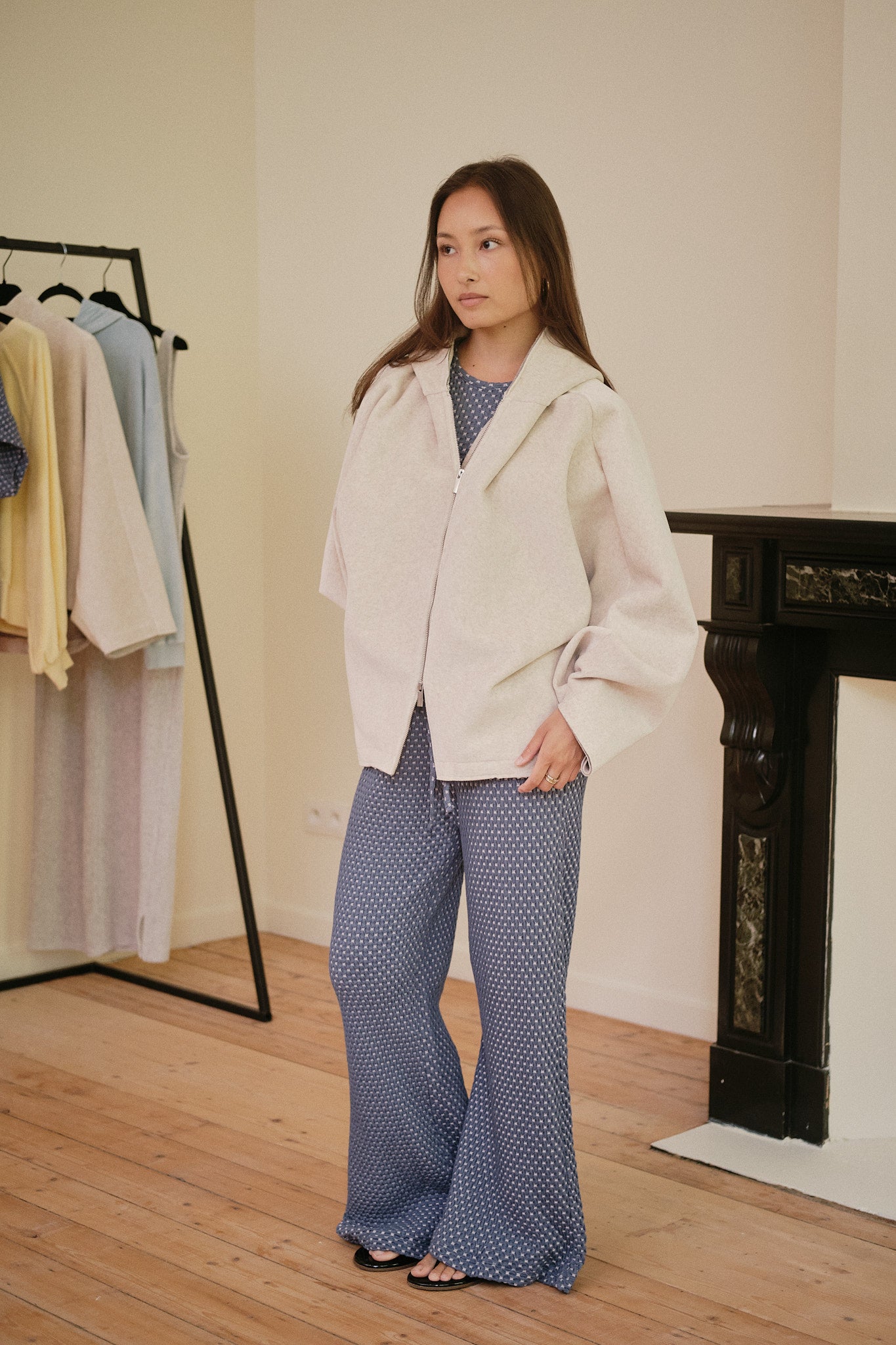 Chamberi Jacket Bonded Velour