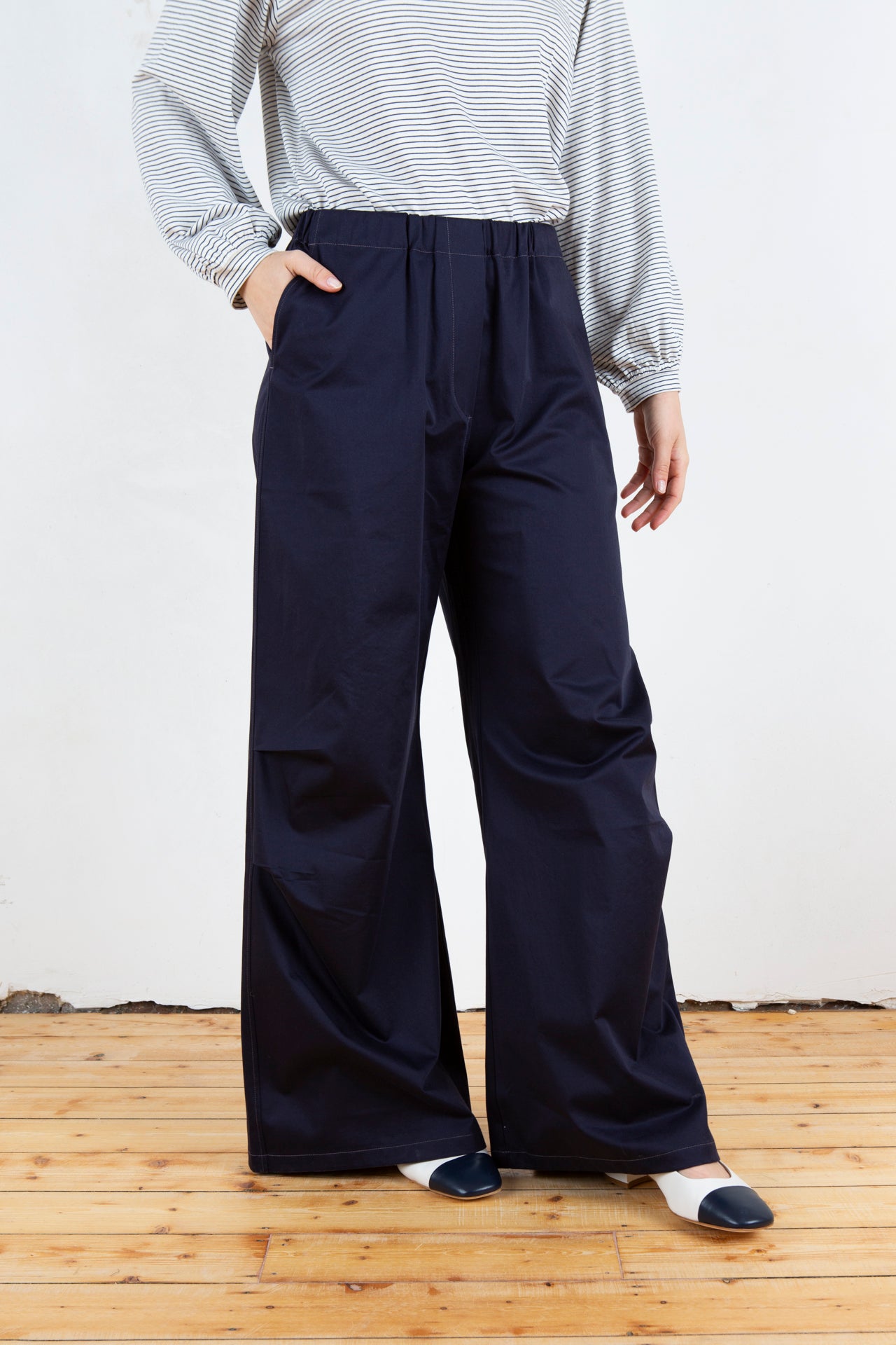 Riaza Pants Satin Cotton