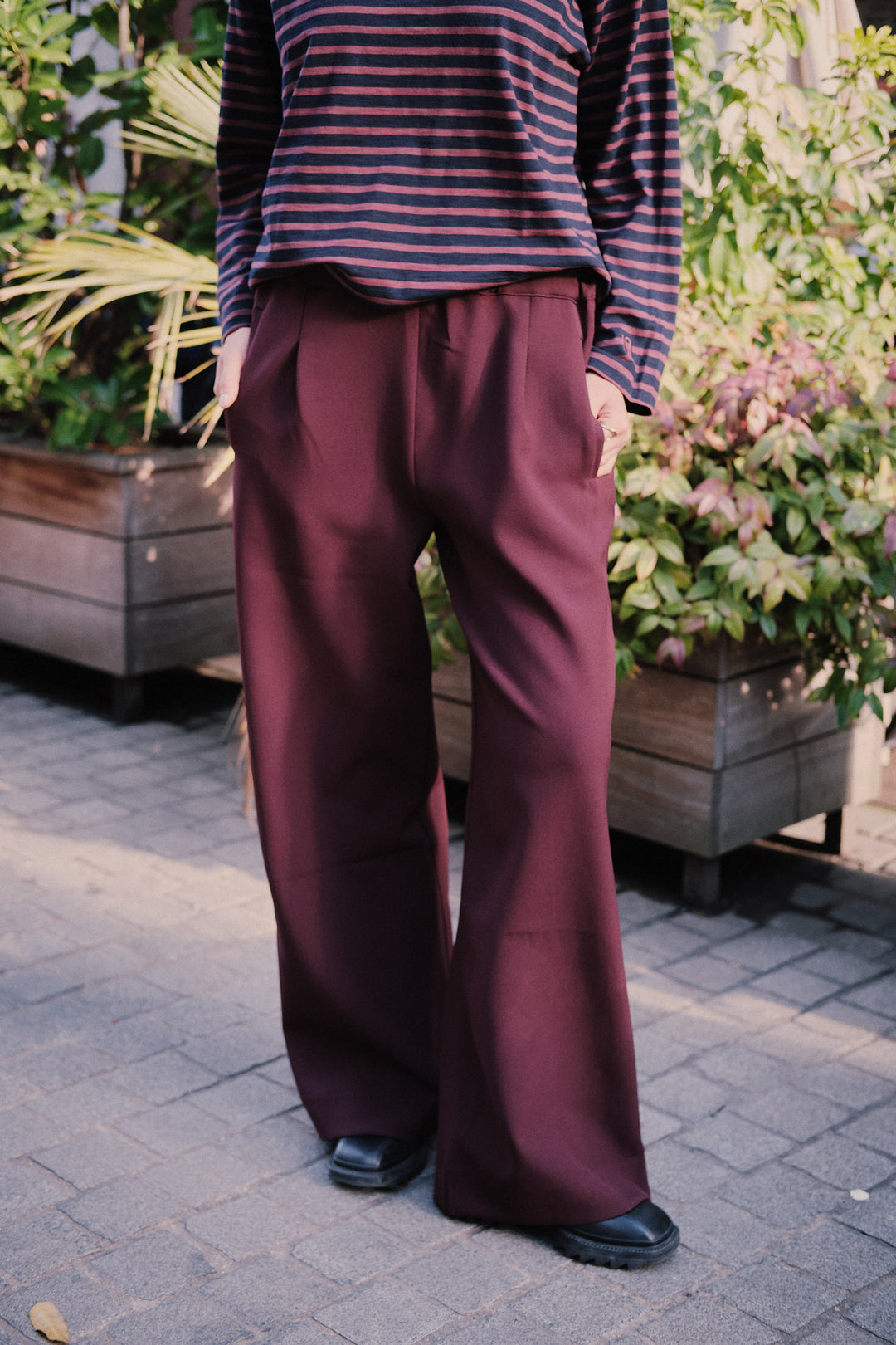 Benoit Pants Premium Burgundy