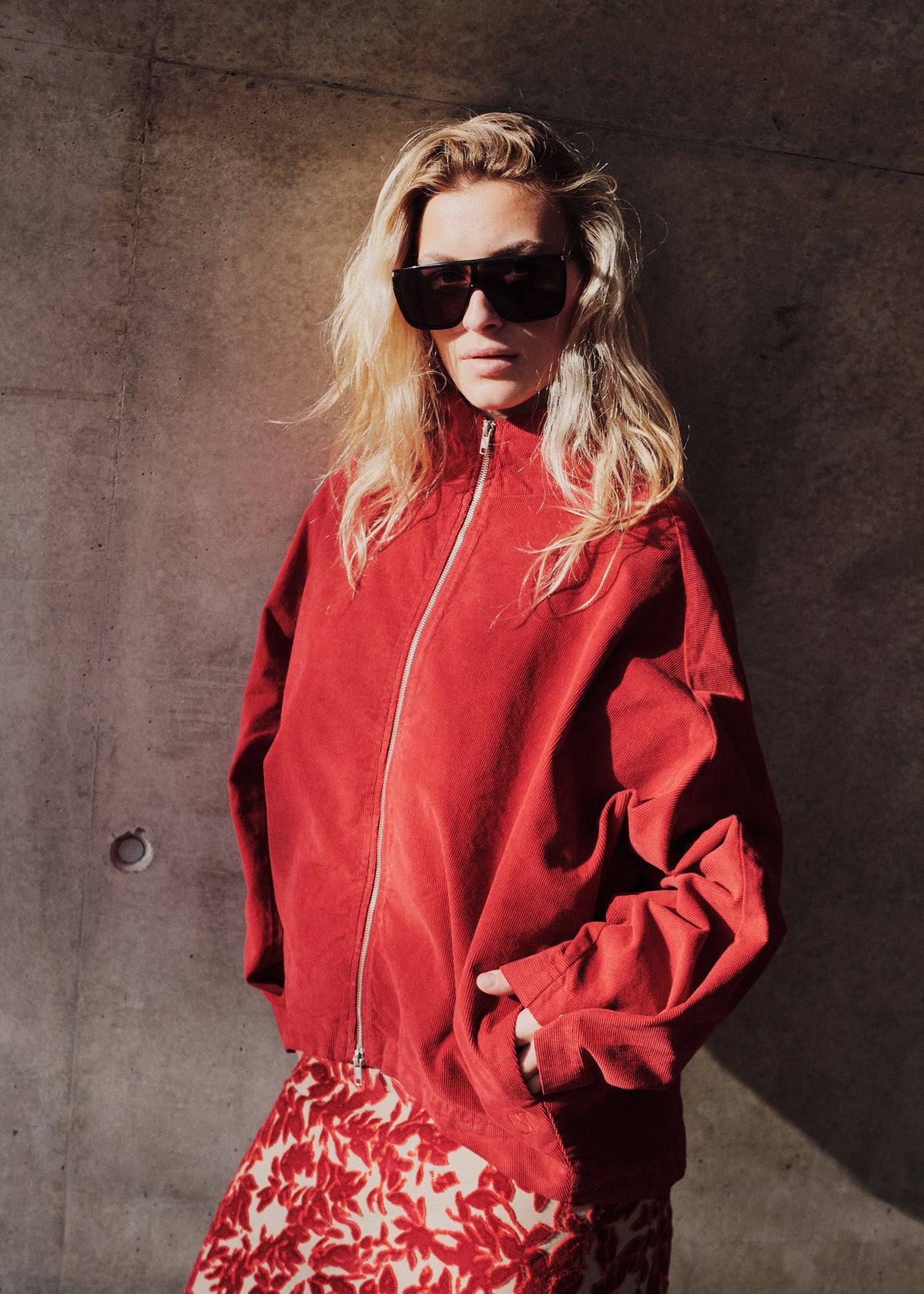 Jacky Jacket Corduroy Red