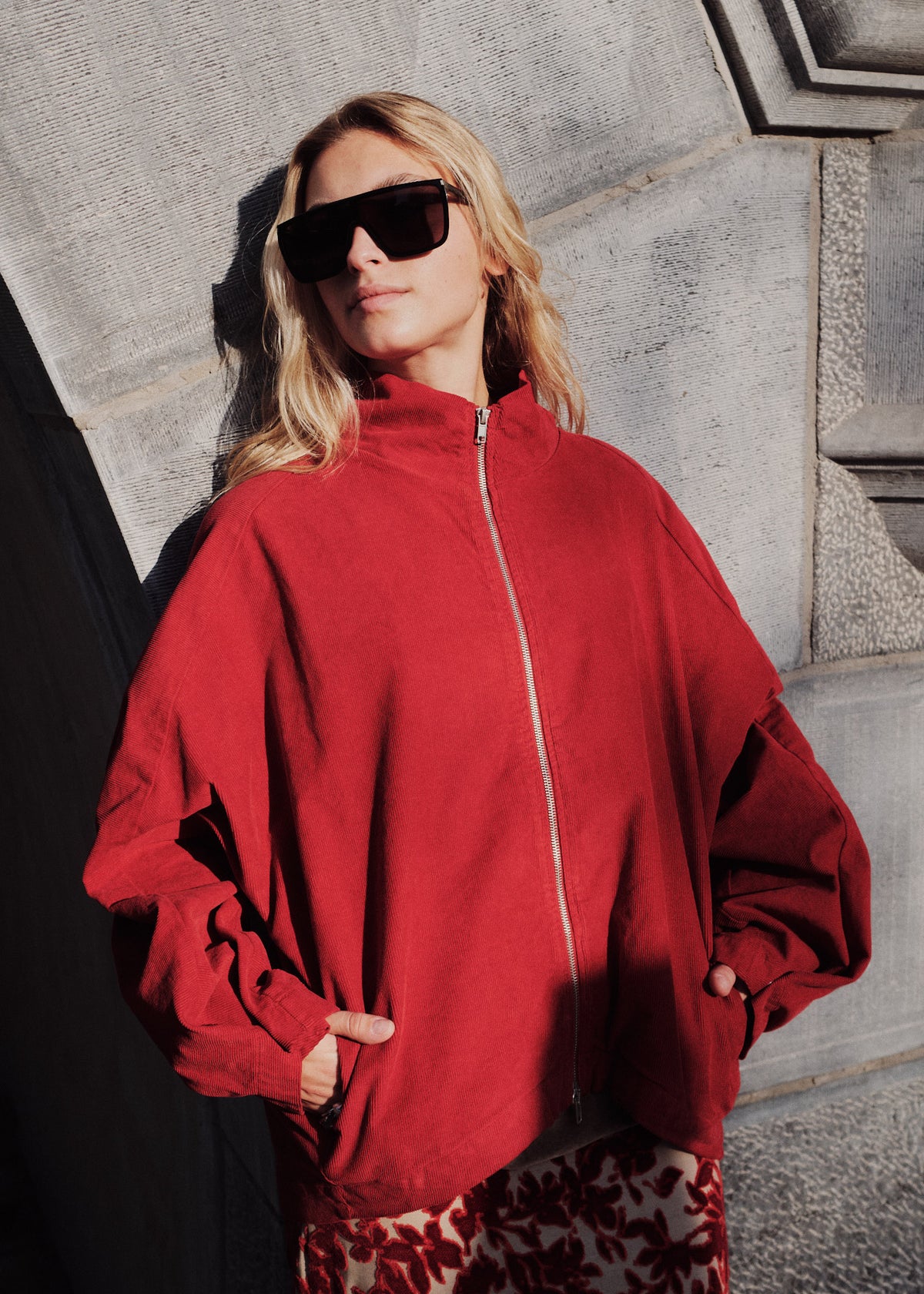 Jacky Jacket Corduroy Red