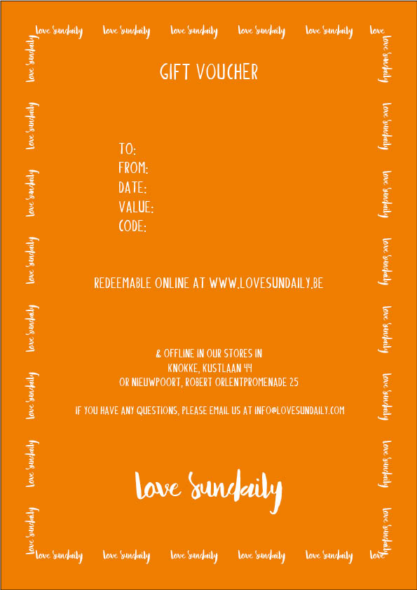 Love Sundaily Gift Voucher